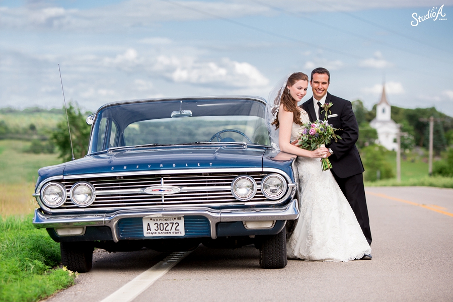 Detroit Lakes Minnesota Classic Country Church Wedding Photos by Abby Anderson