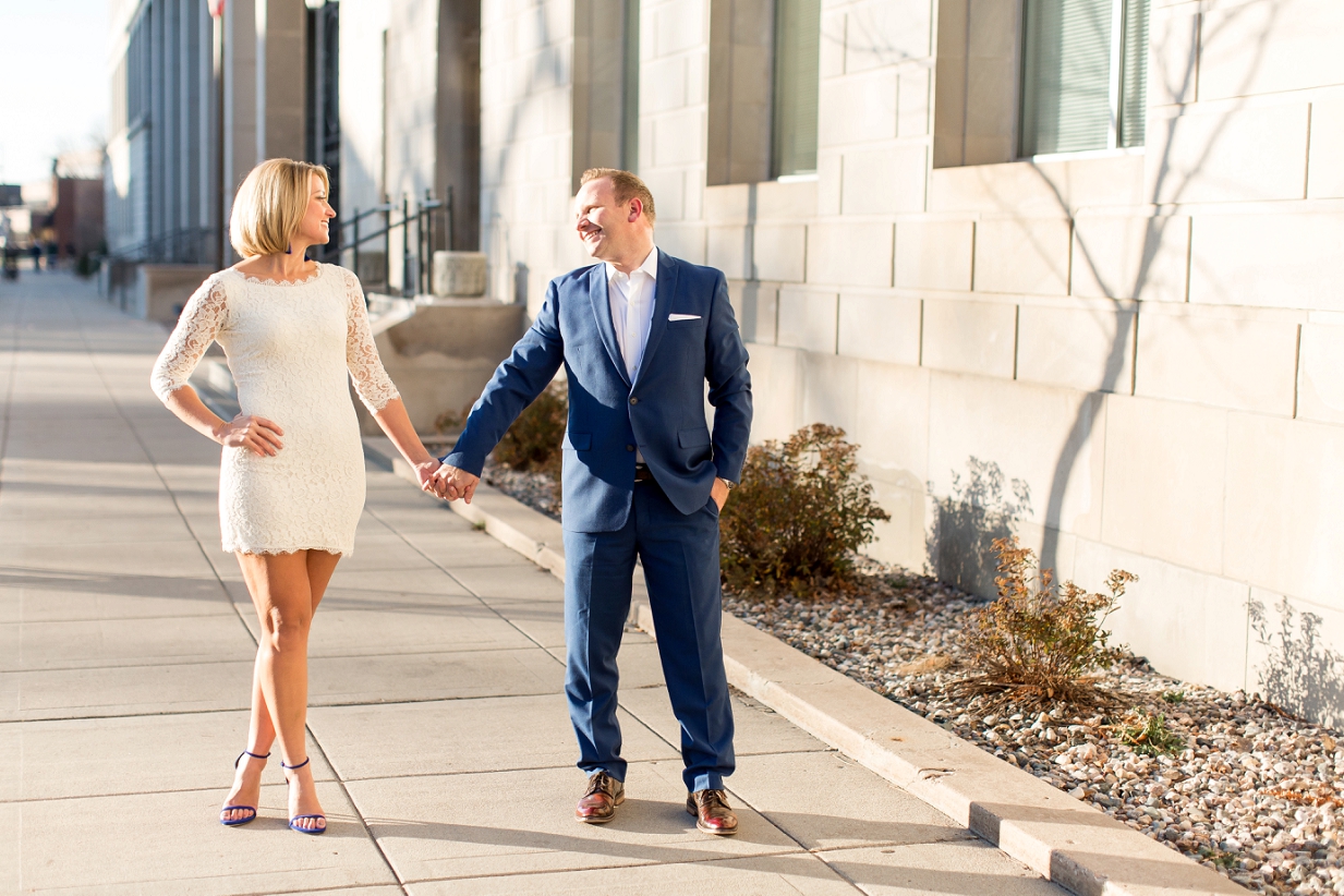 Downtown Fargo Engagement Pictures