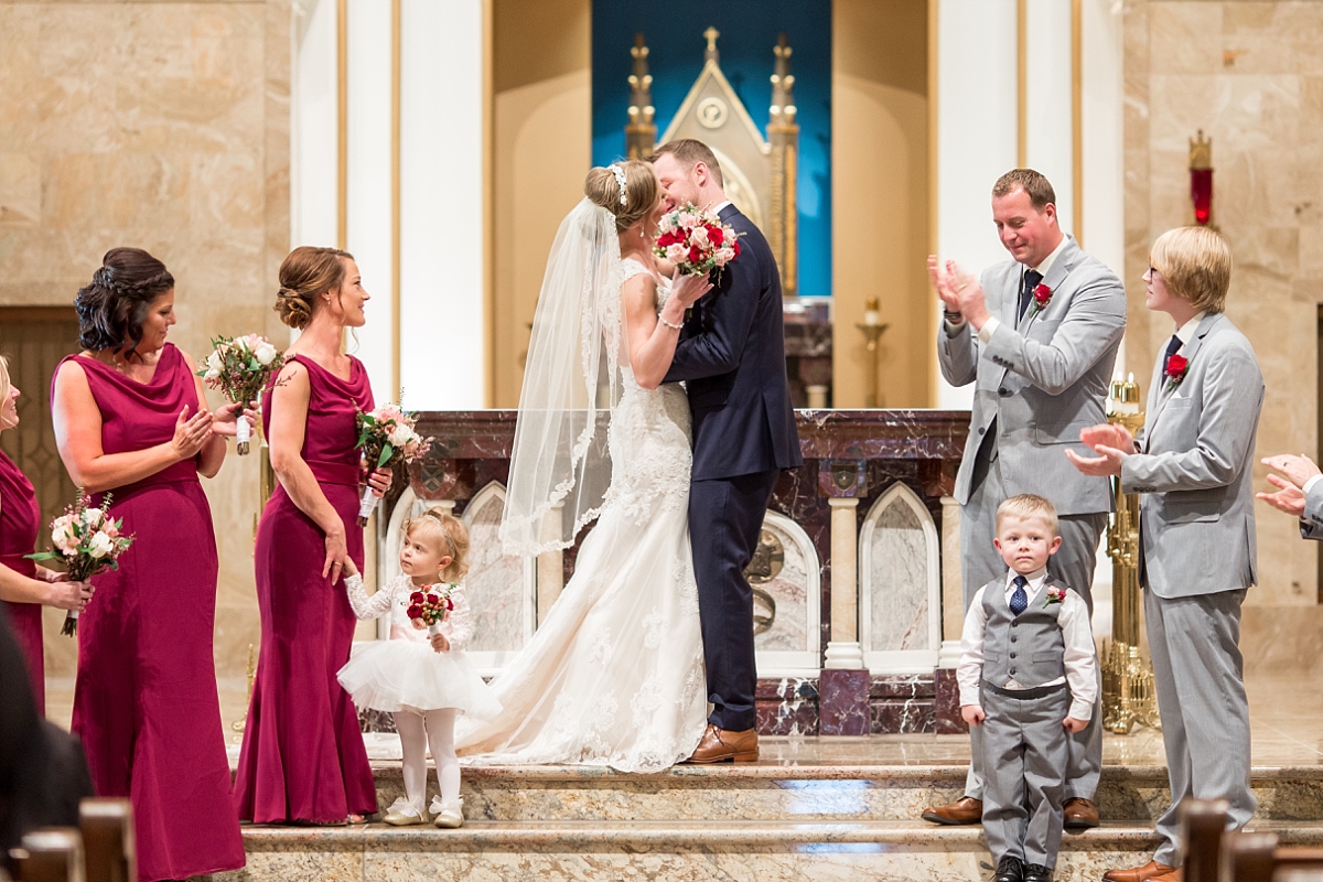 Sts. Anne & Joachim Catholic Church Fargo Wedding Photographer