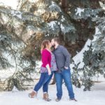 Engagement Pictures in Downtown Fargo North Dakota – Jeremy & Britney