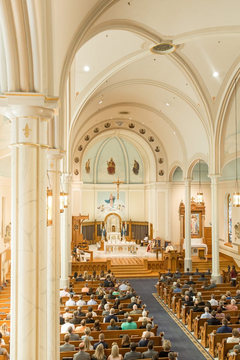 St Mary's Cathedral Fargo North Dakota Wedding Weston & Jocelyn