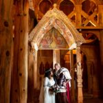 Eric & Mary – Stave Church Viking Wedding Photos Moorhead