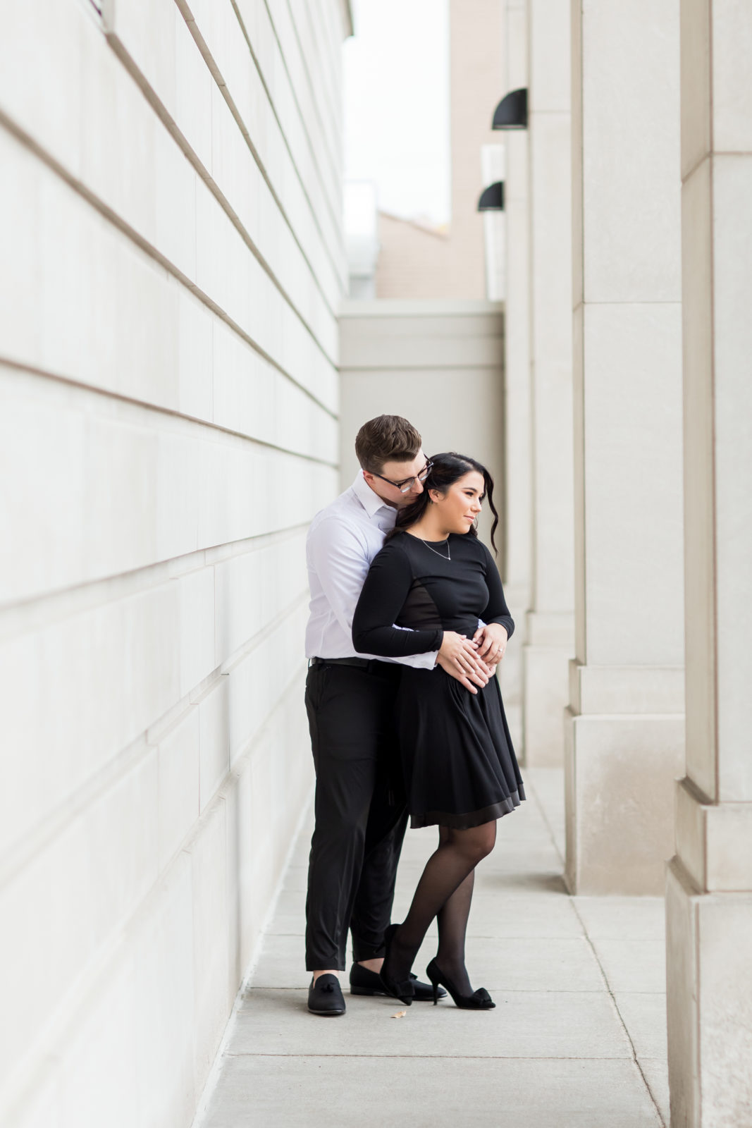 Classy Downtown Fargo Engagement Photo Session